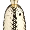 Barstuff Edelstahlbecher "Ananas" mit Deckel, Gold-Look - 500ml