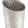 Barstuff Edelstahlbecher, Schrägschnitt - gehämmert (11,6cm)