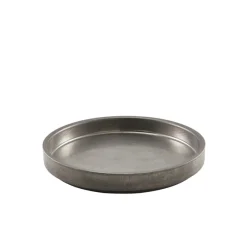 Barstuff Edelstahlteller, vintage - 20,5cm