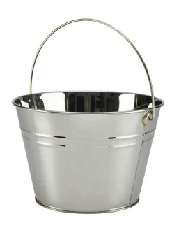 Barstuff Eimer, silberfarben - Edelstahl (6L)