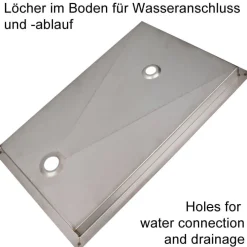 Barstuff Einlasstropfblech mit Gläserdusche / Shakerdusche