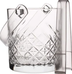 Barstuff Eisbehälter Timeless, Pasabahce, mit Eiszange - 1,0l