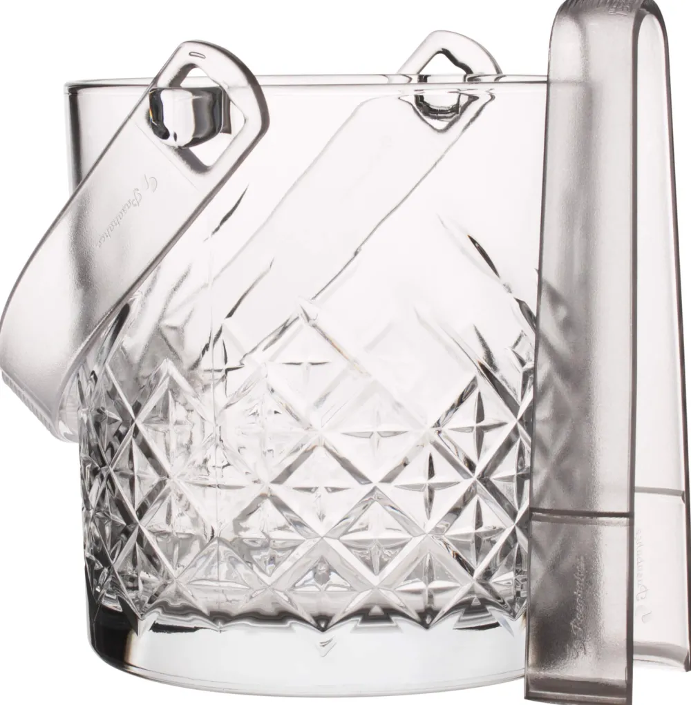 Barstuff Eisbehälter Timeless, Pasabahce, mit Eiszange - 1,0l