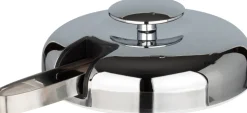 Barstuff Eiseimer Kunststoff PP, silberfarben, mit Zange - 1,3l