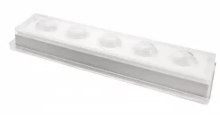 Barstuff Eiswürfelform, 5 Kugeln - Silikon (4,8cm)