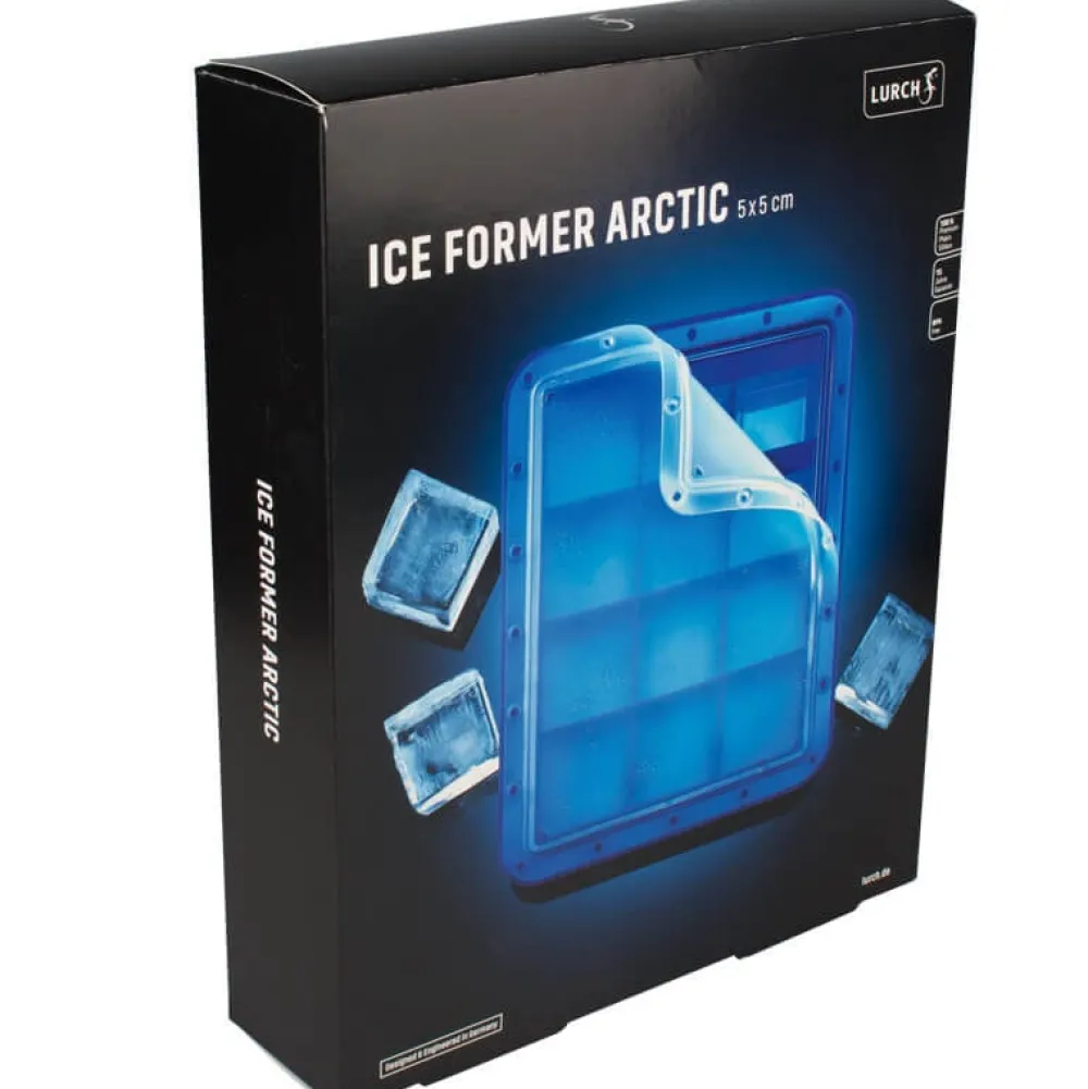 Barstuff Eiswürfelform Arctic mit Deckel, Platin-Silikon, Lurch - 5cm