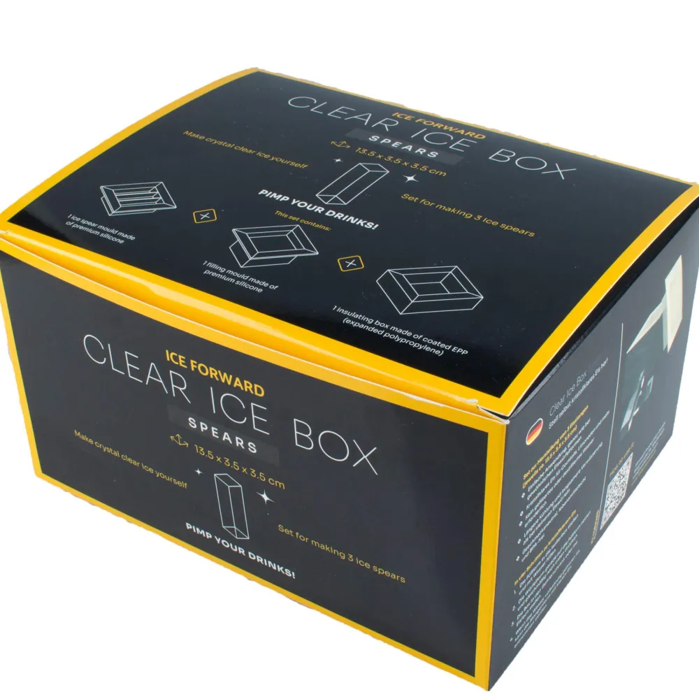 Barstuff Eiswürfelform Clear Ice Box Spears, Ice Forward - 13,5x3,5x3,5cm