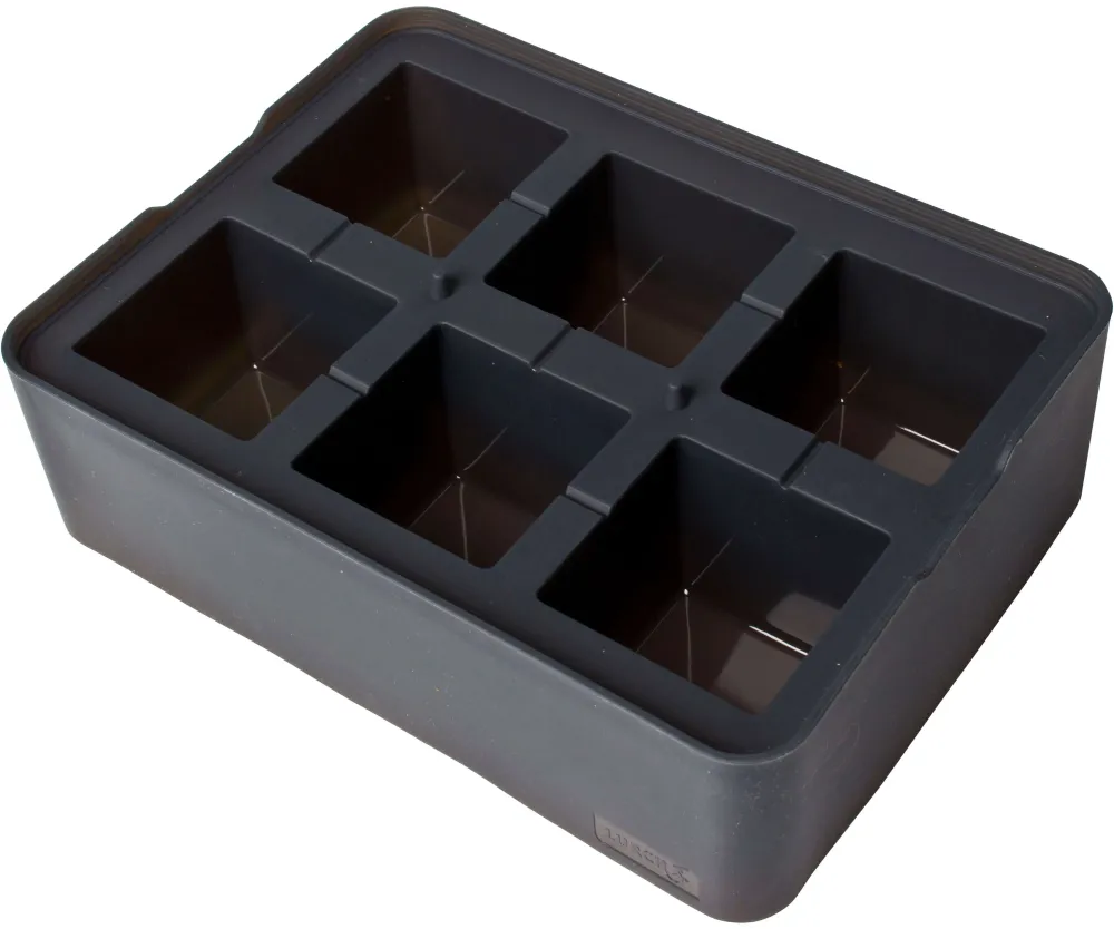 Barstuff Eiswürfelform Cubes, Platin-Silikon, Lurch - 5cm