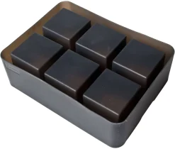Barstuff Eiswürfelform Cubes, Platin-Silikon, Lurch - 5cm