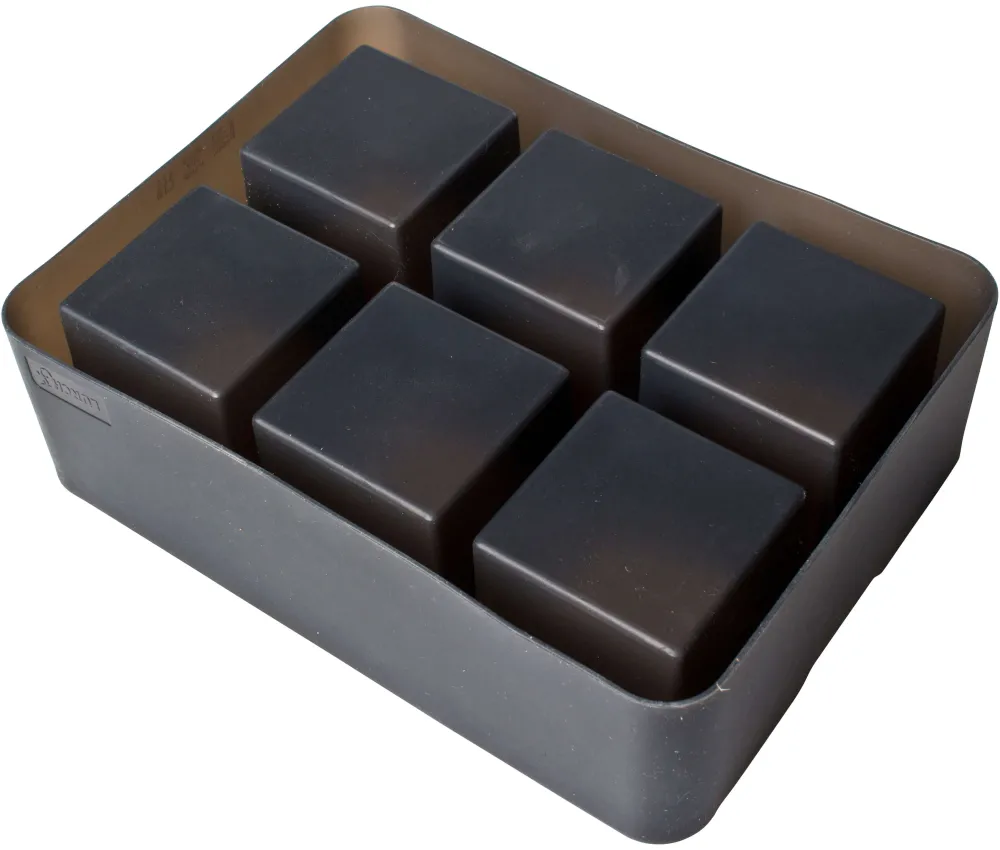 Barstuff Eiswürfelform Cubes, Platin-Silikon, Lurch - 5cm