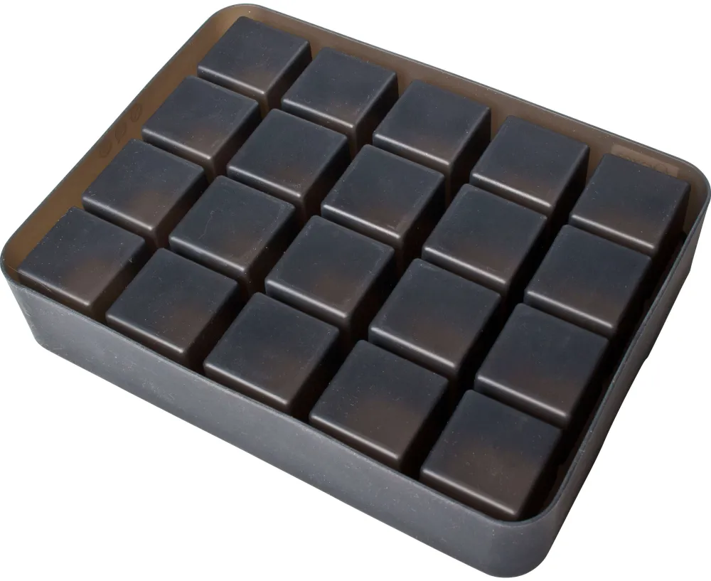 Barstuff Eiswürfelform Cubes, Platin Silikon, Lurch - 3cm