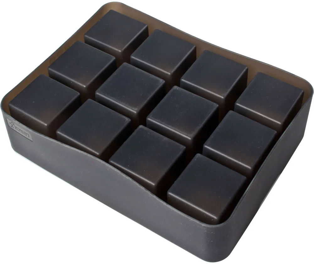 Barstuff Eiswürfelform Cubes, Platin Silikon, Lurch - 4cm
