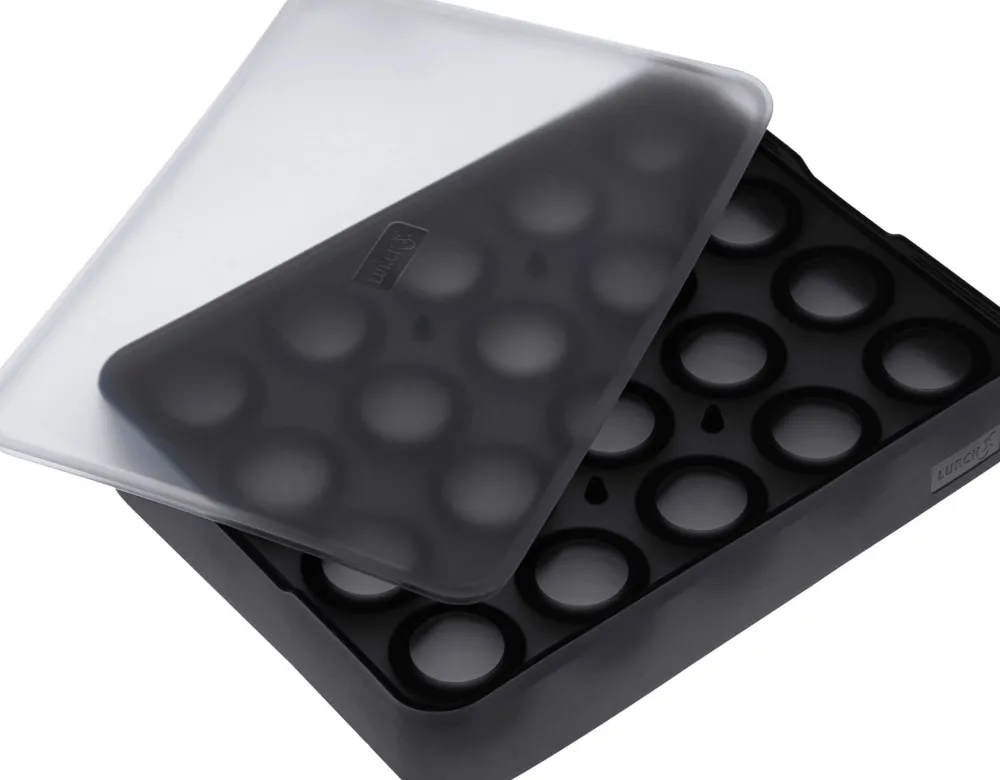 Barstuff Eiswürfelform Kugeln, Lurch - Platin-Silikon (3,0cm)