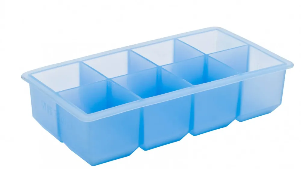 Barstuff Eiswürfelform Platin-Silikon - Würfel (5,0cm)