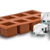 Barstuff Eiswürfelform, Silkon Big Cube 8er (rot)