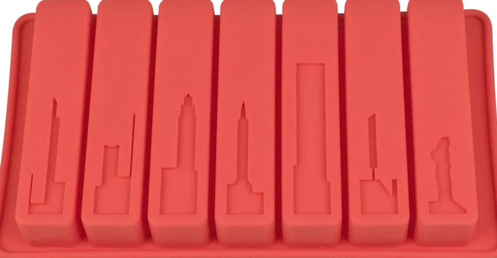 Barstuff Eiswürfelform Spears New York, Silikon - 10x2x2cm