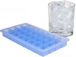 Barstuff Eiswürfelform, Würfel - Platin-Silikon (2cm)