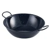 Barstuff Emaille-Schale mit Henkeln, schwarz - 30cm/4,2l (6 Stk.)