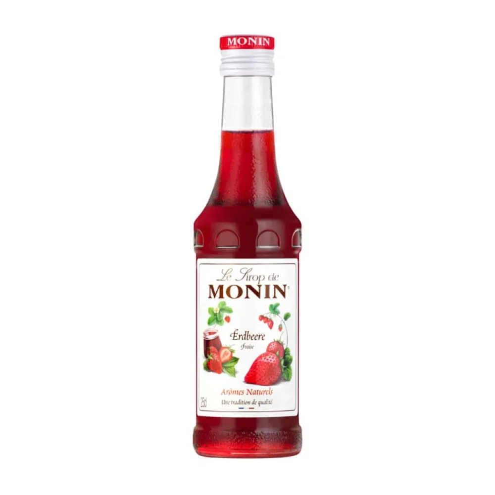 Barstuff Erdbeere - Monin Sirup Kleinflasche (0,25l)