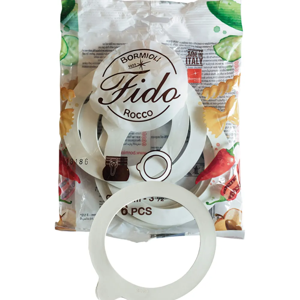 Barstuff Ersatzgummiringe für Einmachglas Fido - 80mm (6 Stk.)