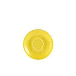 Barstuff Espresso Untertasse Porzellan gelb – 12 cm (6 Stk.)