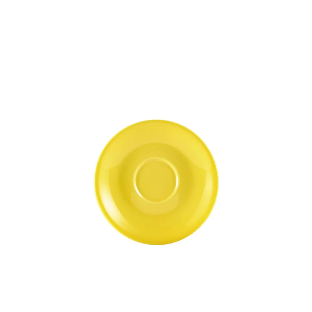 Barstuff Espresso Untertasse Porzellan gelb – 12 cm (6 Stk.)