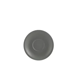 Barstuff Espresso Untertasse Porzellan matt grau – 12 cm (6 Stk.)