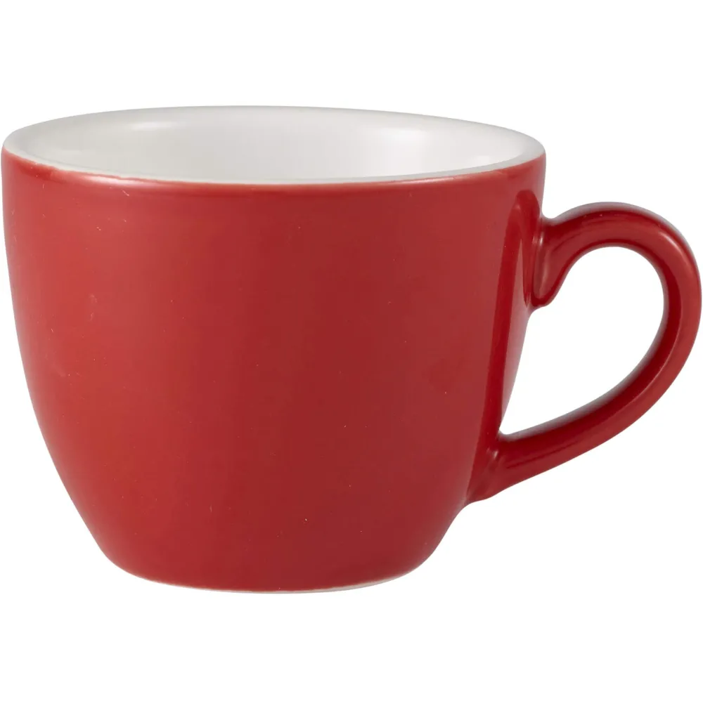 Barstuff Espressotasse Bowl rot - 90ml (6 Stk.)