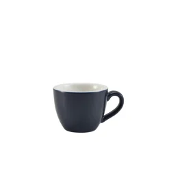 Barstuff Espressotasse Porzellan matt blau – 90 ml (6 Stk.)