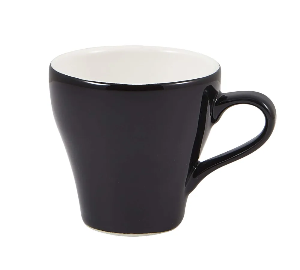 Barstuff Espressotasse Tulip schwarz - 90ml (6 Stk.)