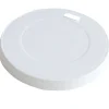 Barstuff Flachdeckel für Kaffeebecher, Pappe weiß - 8cm (50 Stk.)