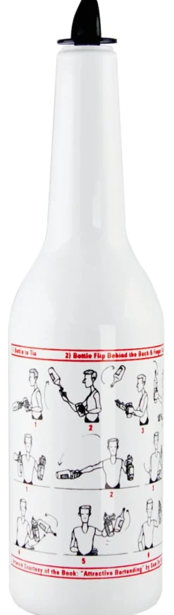 Barstuff Flair Flasche - Aufdruck blau