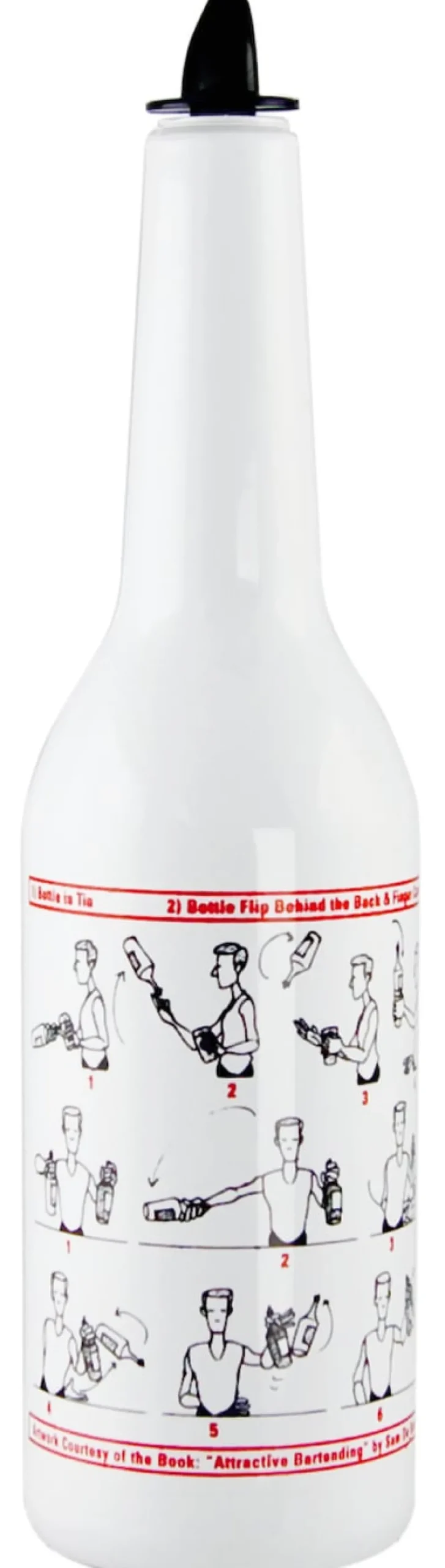 Barstuff Flair Flasche - Aufdruck blau
