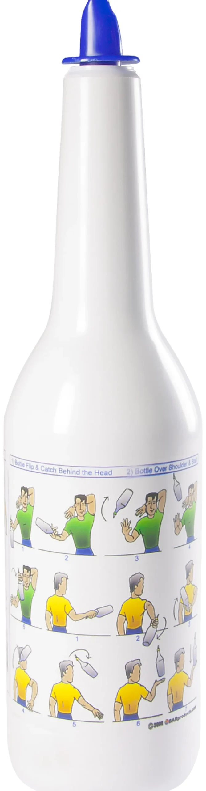 Barstuff Flair Flasche - Aufdruck blau