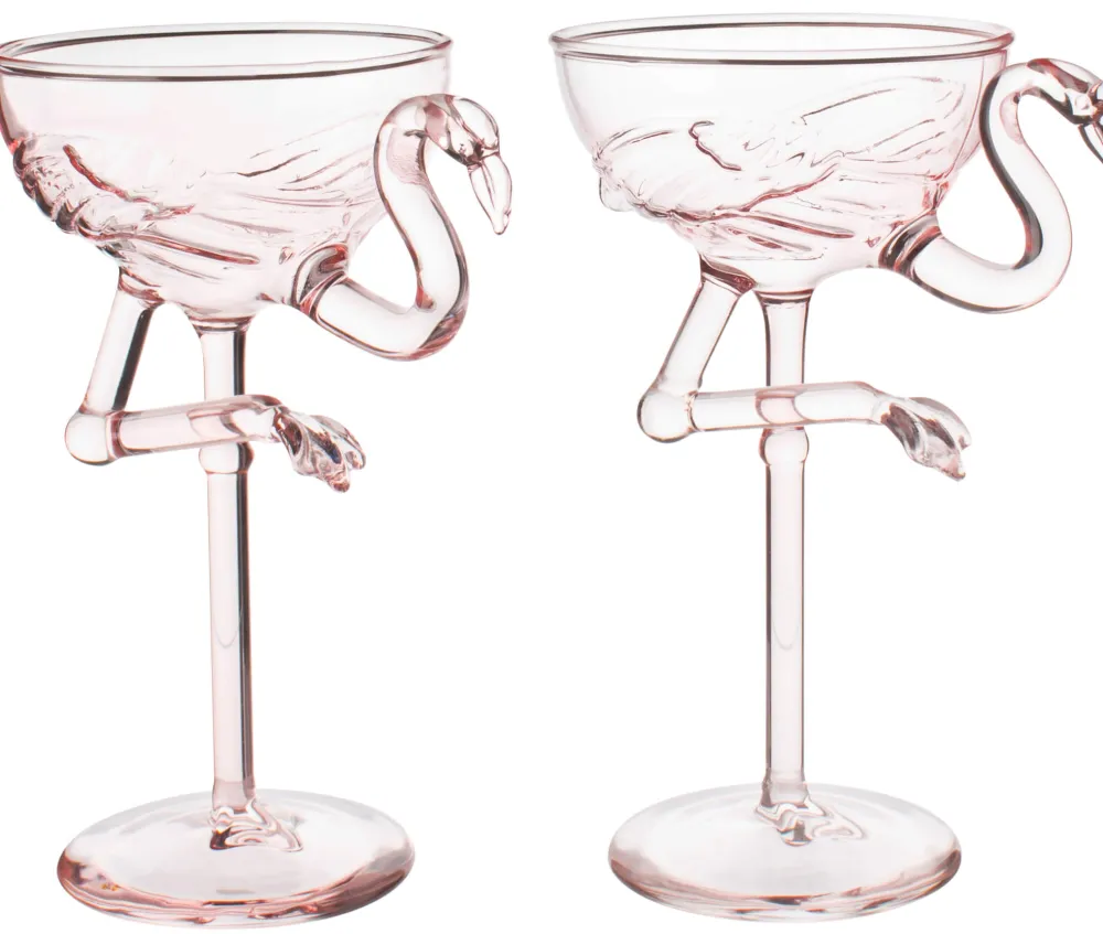 Barstuff Flamingo Glas, Flavour Blaster - 175ml (2 Stk.)