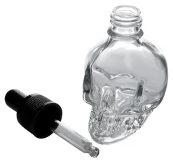 Barstuff Flasche mit Pipette, Totenkopf - 40ml
