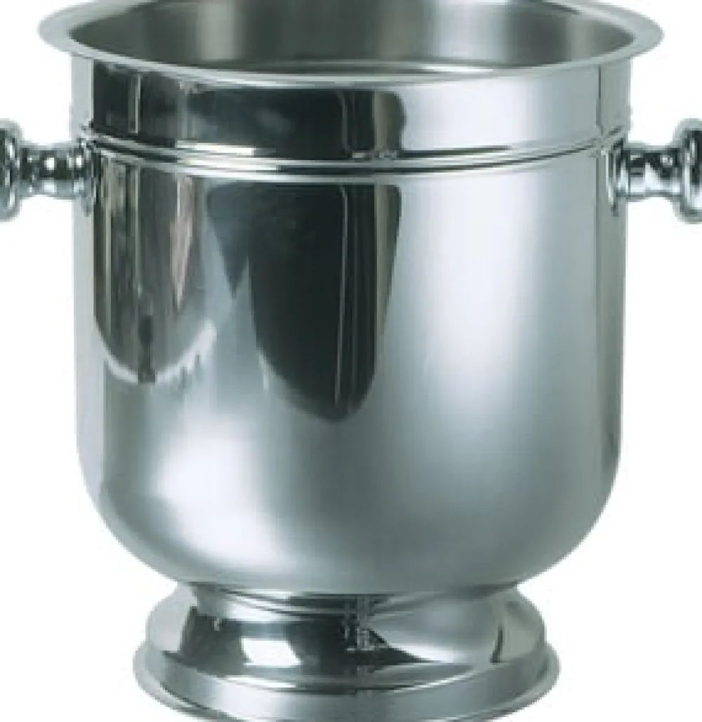 Barstuff Flaschenkühler - glänzender Edelstahl, 22cm