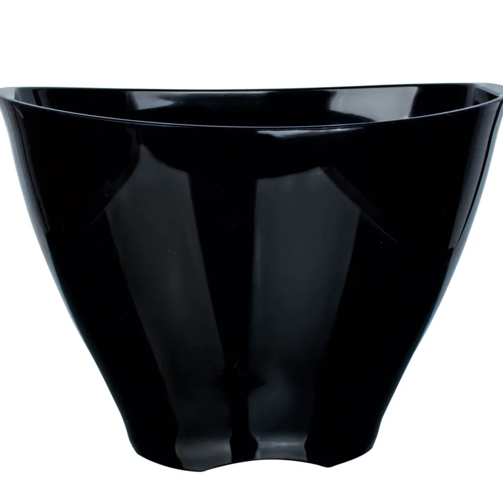 Barstuff Flaschenkühler Acryl, oval - schwarz (1-2 Flaschen)