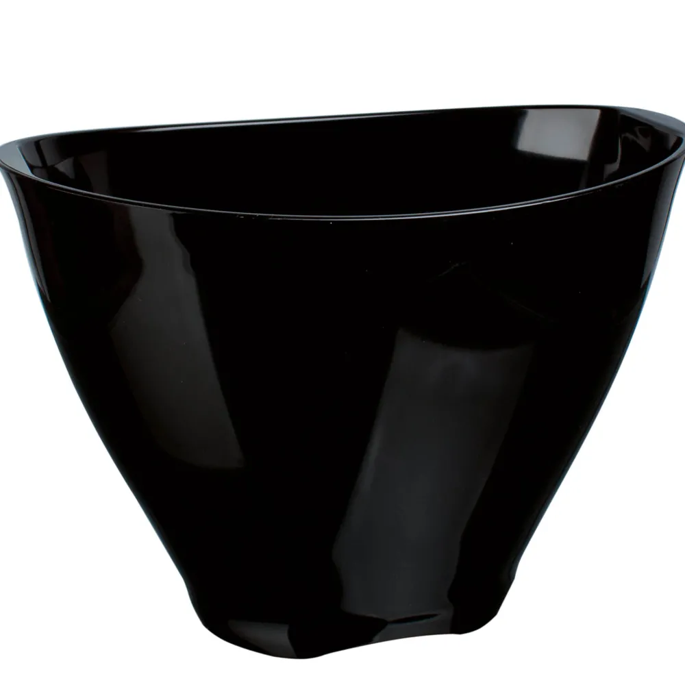 Barstuff Flaschenkühler Acryl, oval - schwarz (1-2 Flaschen)