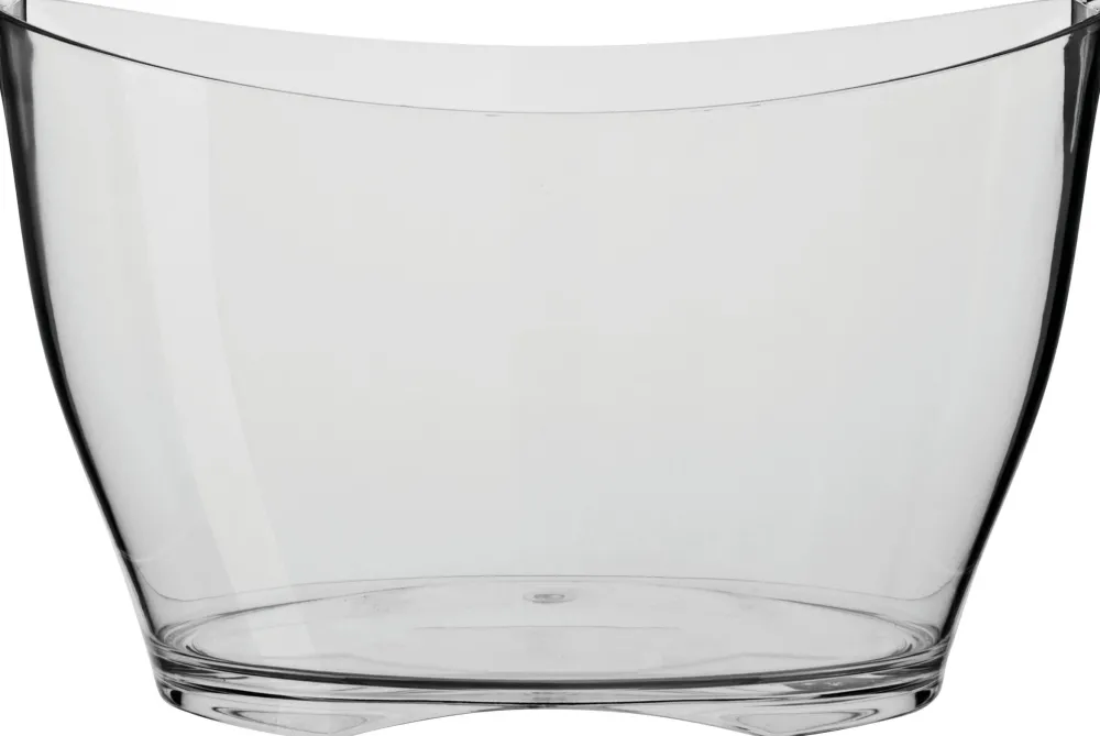 Barstuff Flaschenkühler Acryl, oval - klar (5-6 Flaschen)