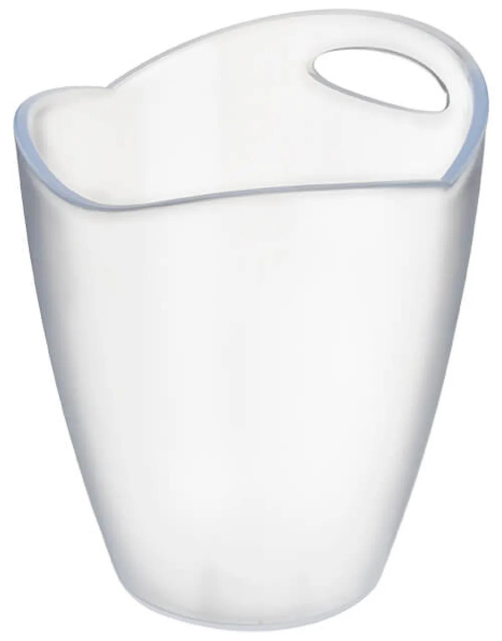 Barstuff Flaschenkühler Kunststoff mit Griff - frosted