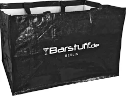Barstuff Flaschensammler-Tragetasche schwarz - groß