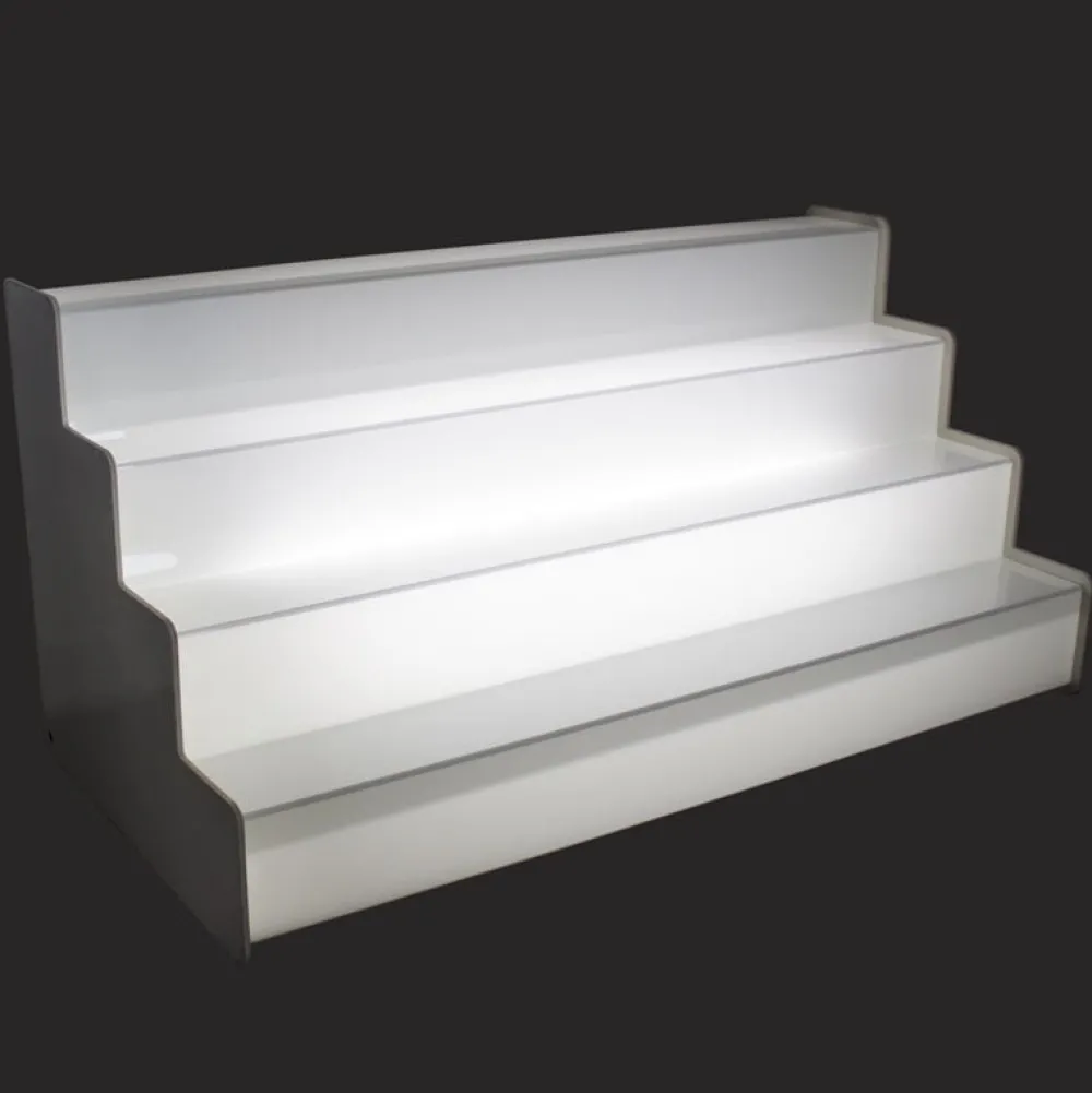 Barstuff Flaschentreppe 1000x440mm - LED weiß