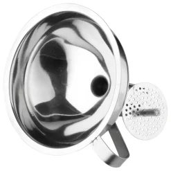 Barstuff Flaschentrichter mit Siebeinsatz - Edelstahl