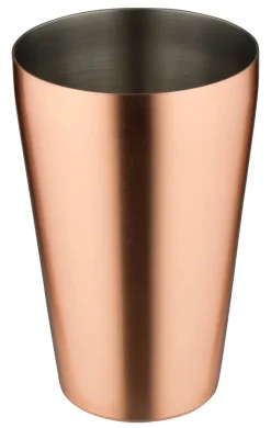 Barstuff French Cocktail Shaker, kupferfarben matt, zweiteilig (500ml)