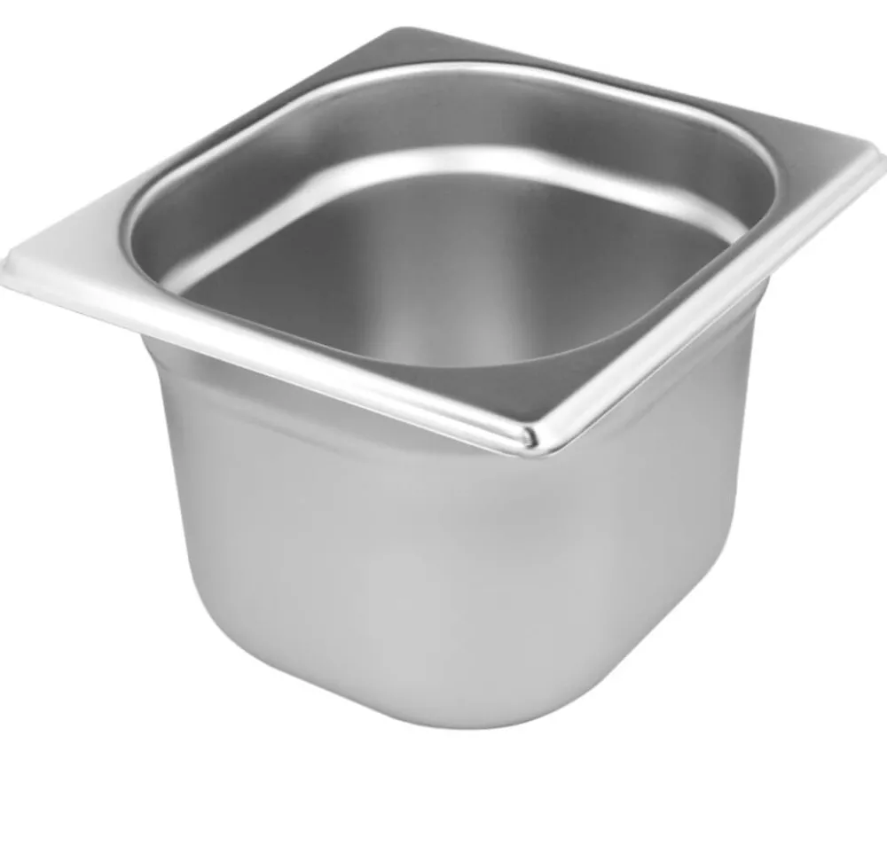 Barstuff Gastronormbehälter 65mm Tiefe - Edelstahl (GN 1/6)