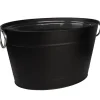 Barstuff Getränkewanne schwarz mit Einsatz - 40x28x22cm