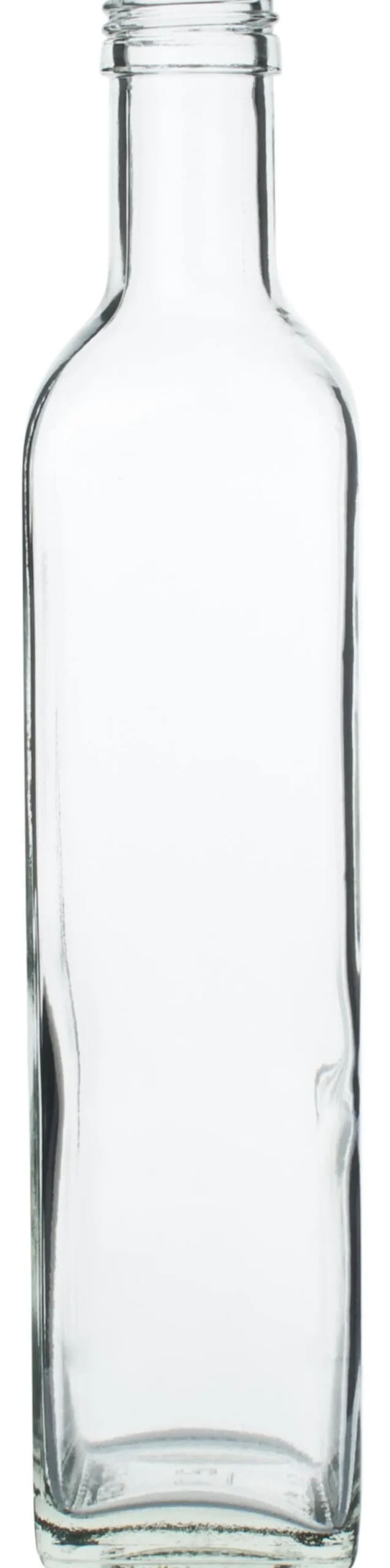 Barstuff Glasflasche eckig - 500ml