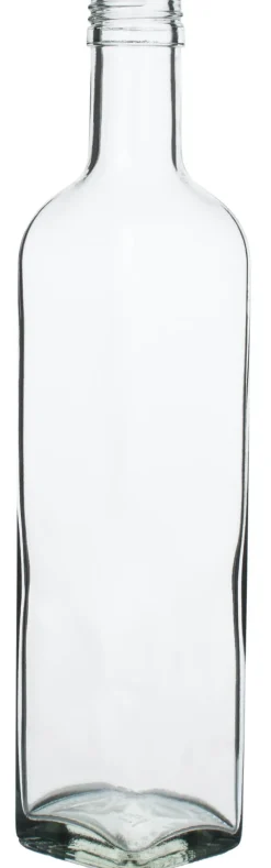 Barstuff Glasflasche eckig - 500ml