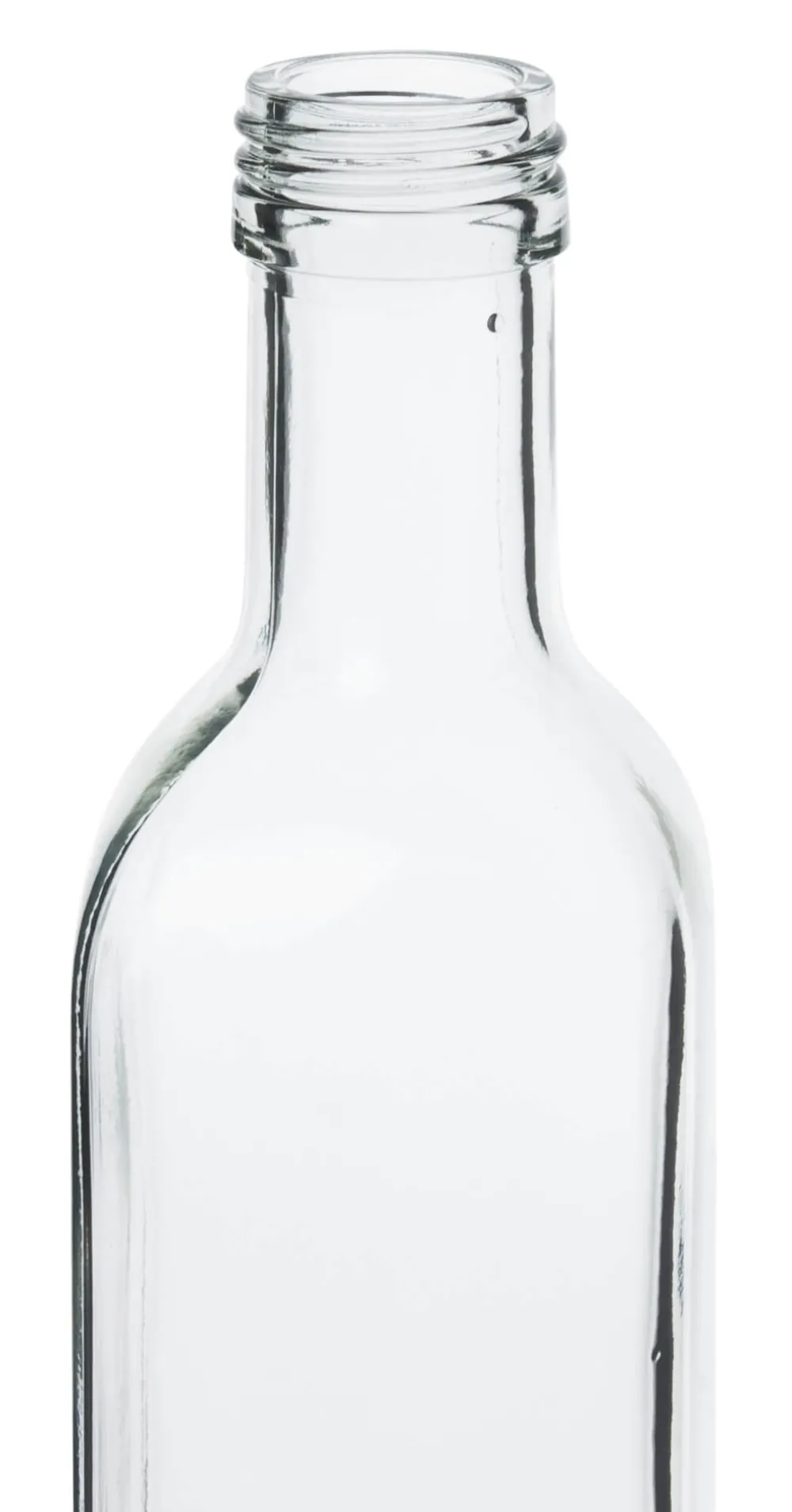 Barstuff Glasflasche eckig - 500ml